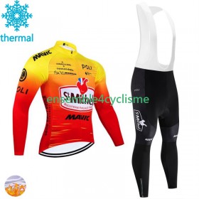 Tenue Maillot M/L + Collant à Bretelles Hiver Thermal Fleece St Michel Auber 93 Mavic 2024